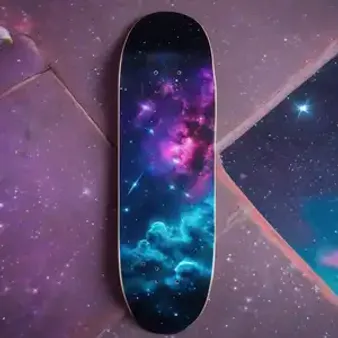 Showcasing Your Style: Skateboard with Stars Designs